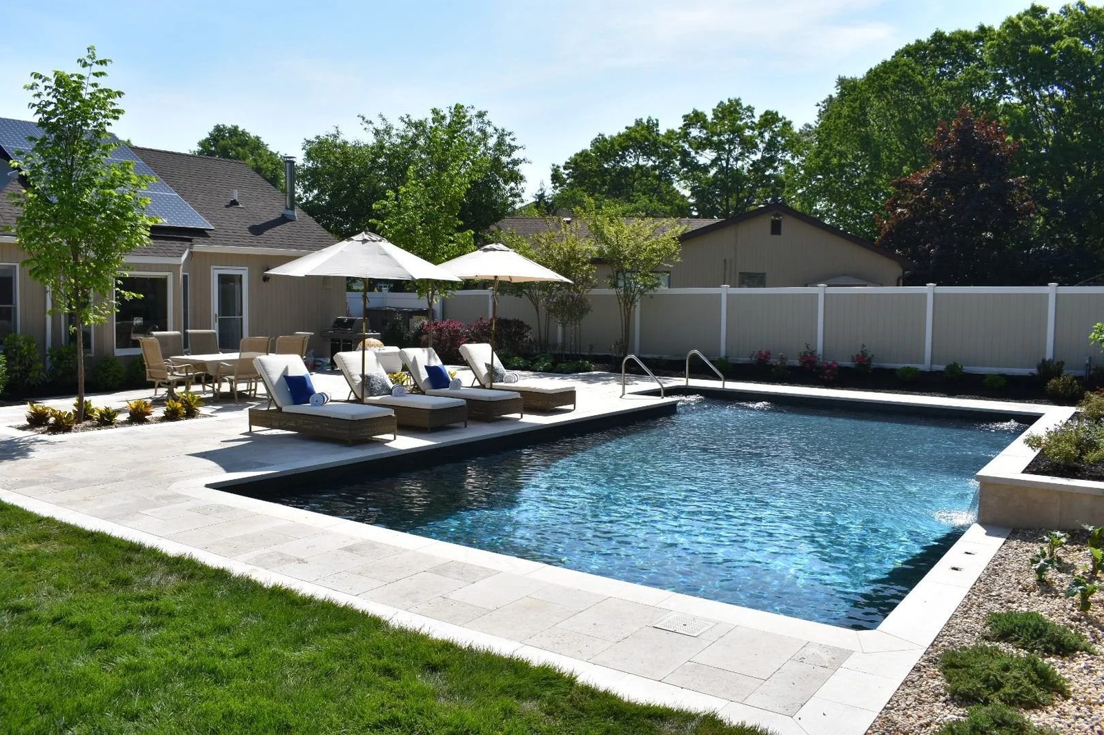 Concrete Pool Deck in New Orleans, Louisiana